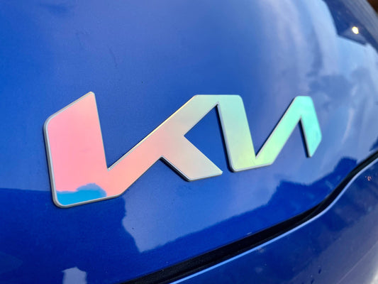 High Quality Kia Emblem Overlay Decal: Enhance Your Car's Style and Personality