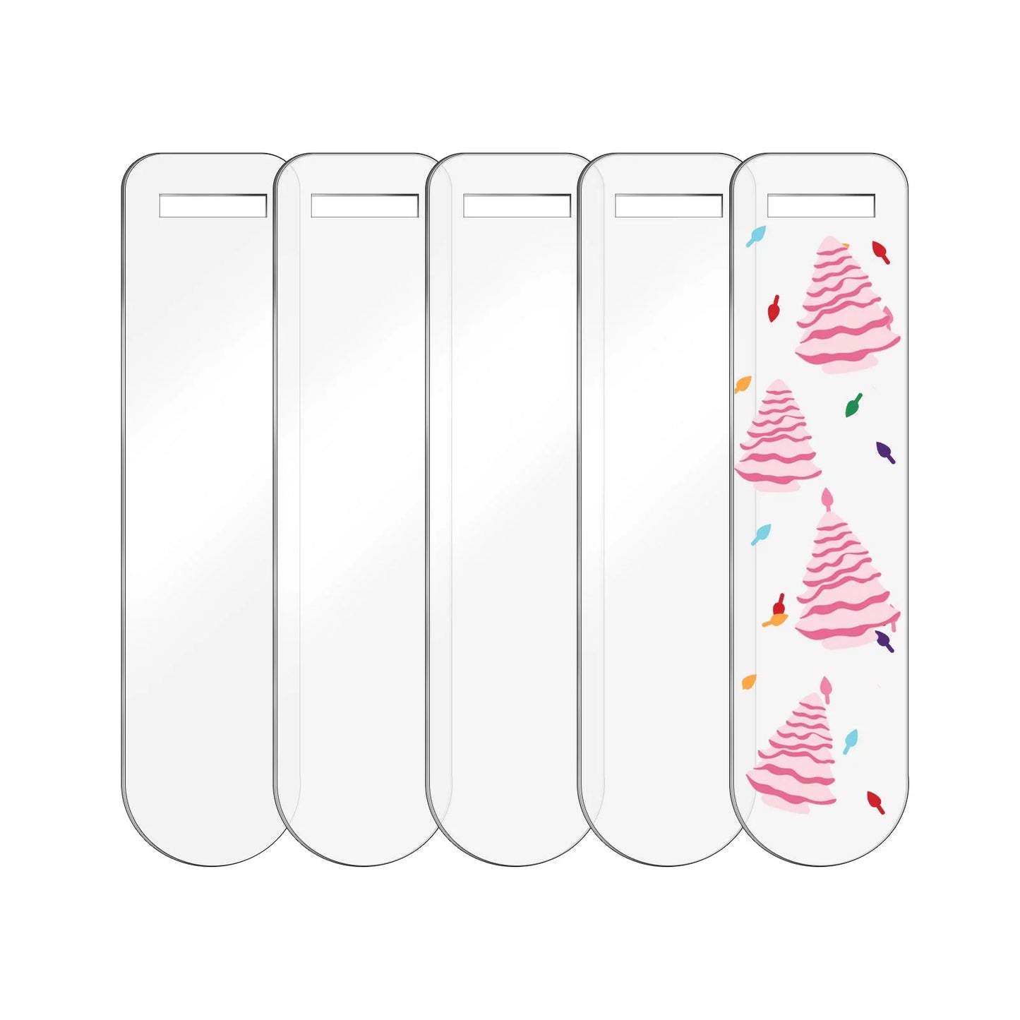 TeckWrap Acrylic Bookmark Blanks - 5 pcs Set