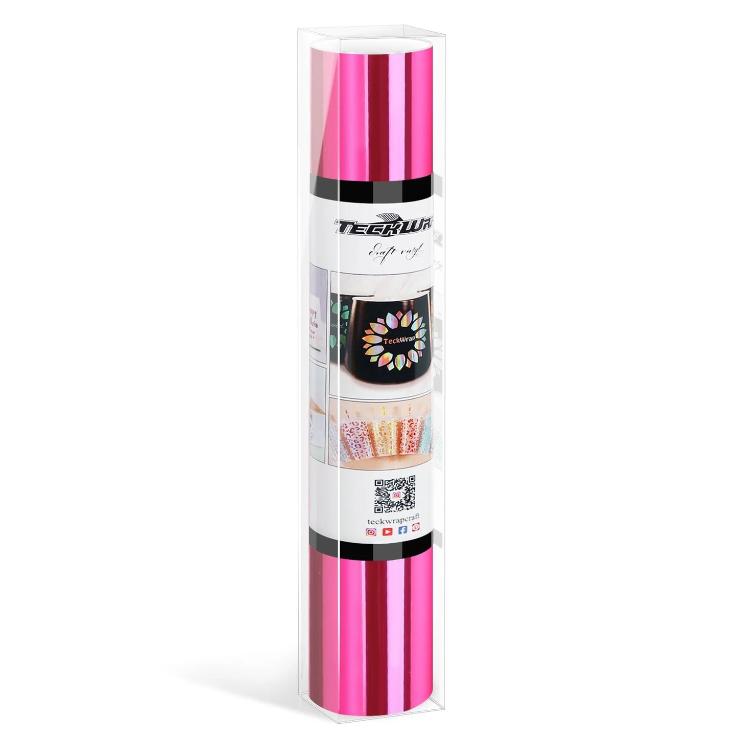 TeckWrap Holographic Chrome Adhesive Smart Vinyl Roll - 13" x 5ft