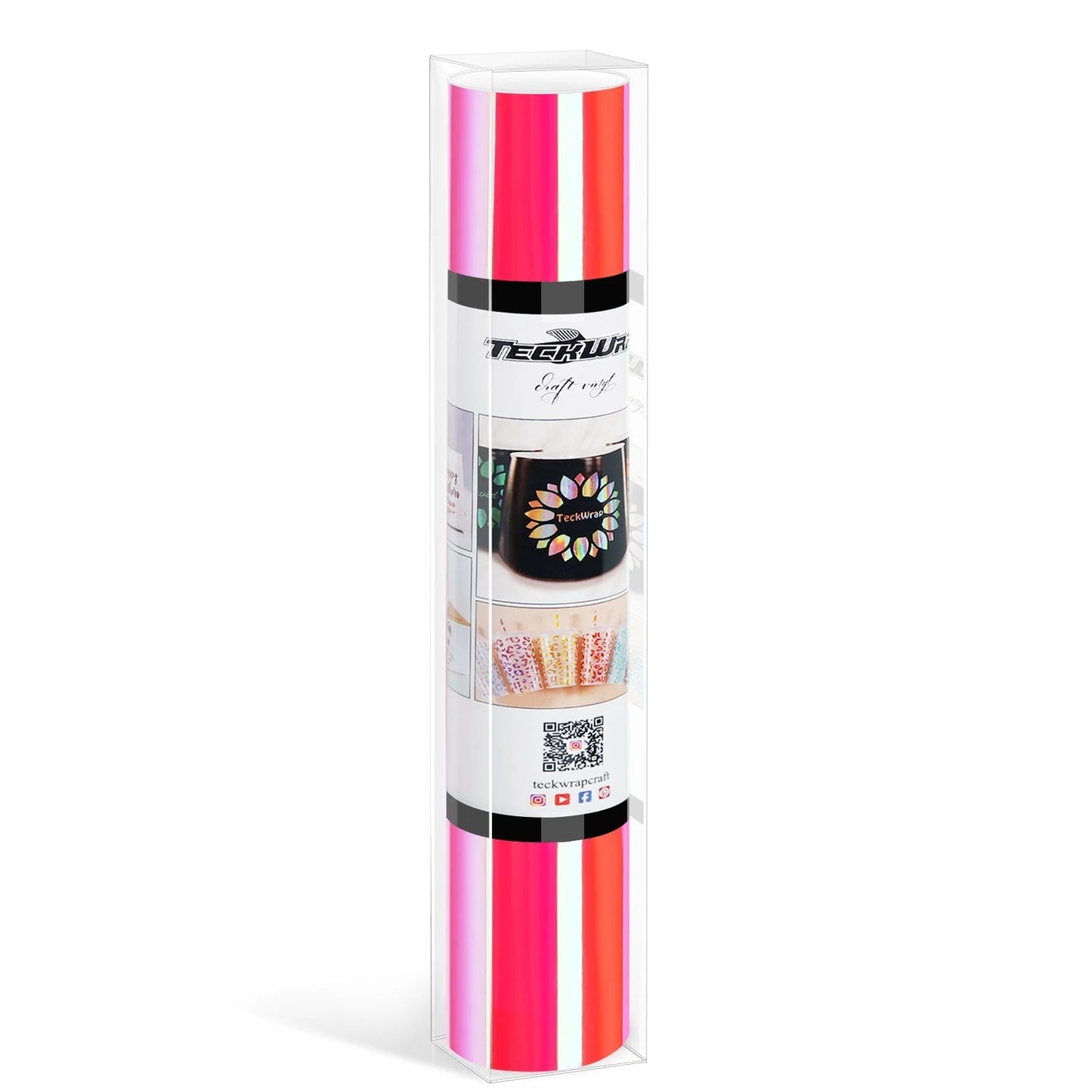 TeckWrap Holographic Chrome Adhesive Smart Vinyl Roll - 13" x 5ft