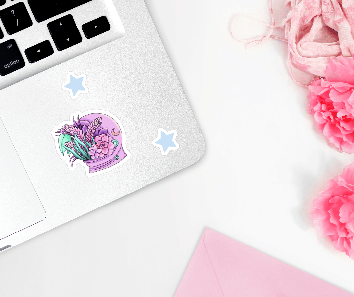 Cats In Space Sticker Sheet, Pastel Goth Sticker Pack, Anime Gift for Her