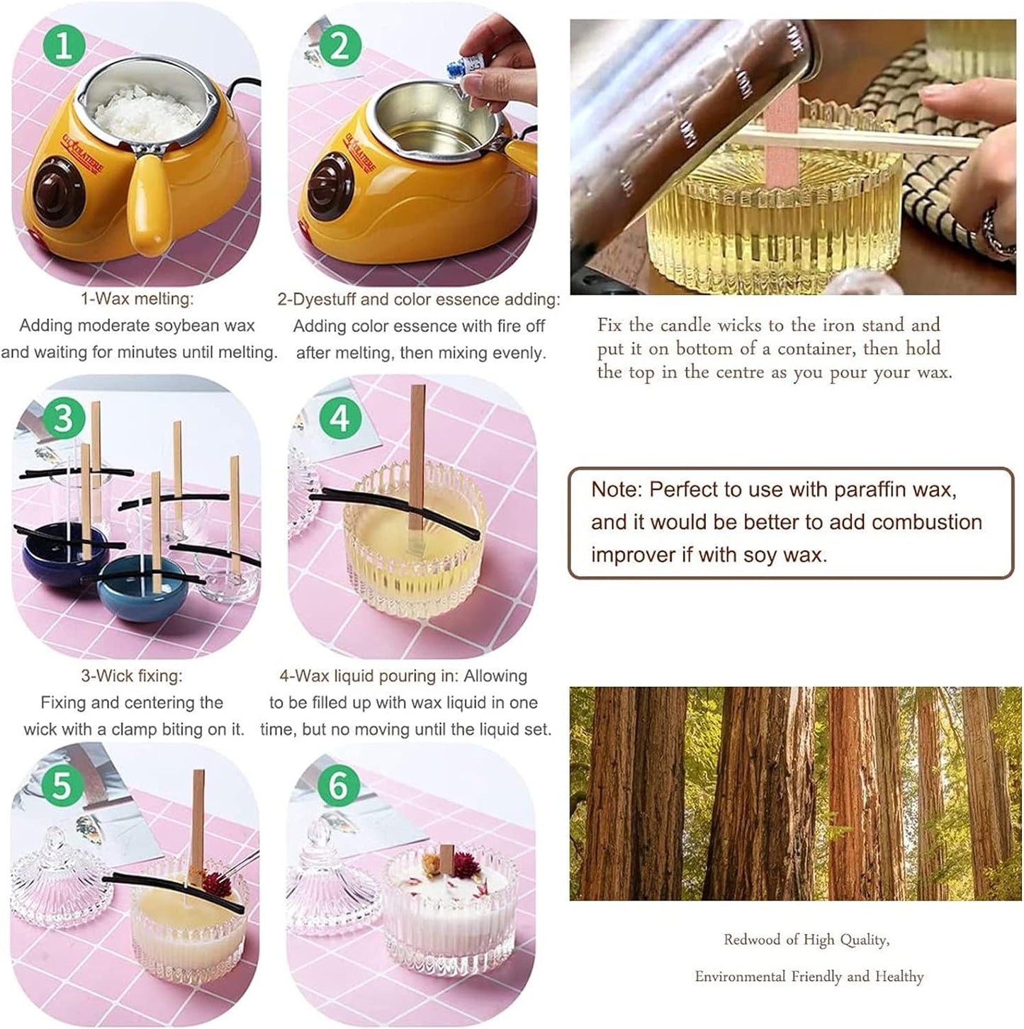 Wooden Candle Wicks