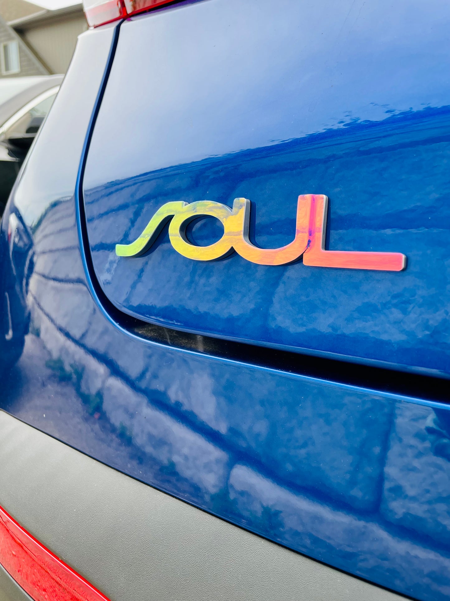 Emblem Overlay Fits 2022 Kia Soul Nameplate Overlay | Rear Hatch| Car Decal | Rear Trunk Nameplate | Gifts for him | Car Accessories |