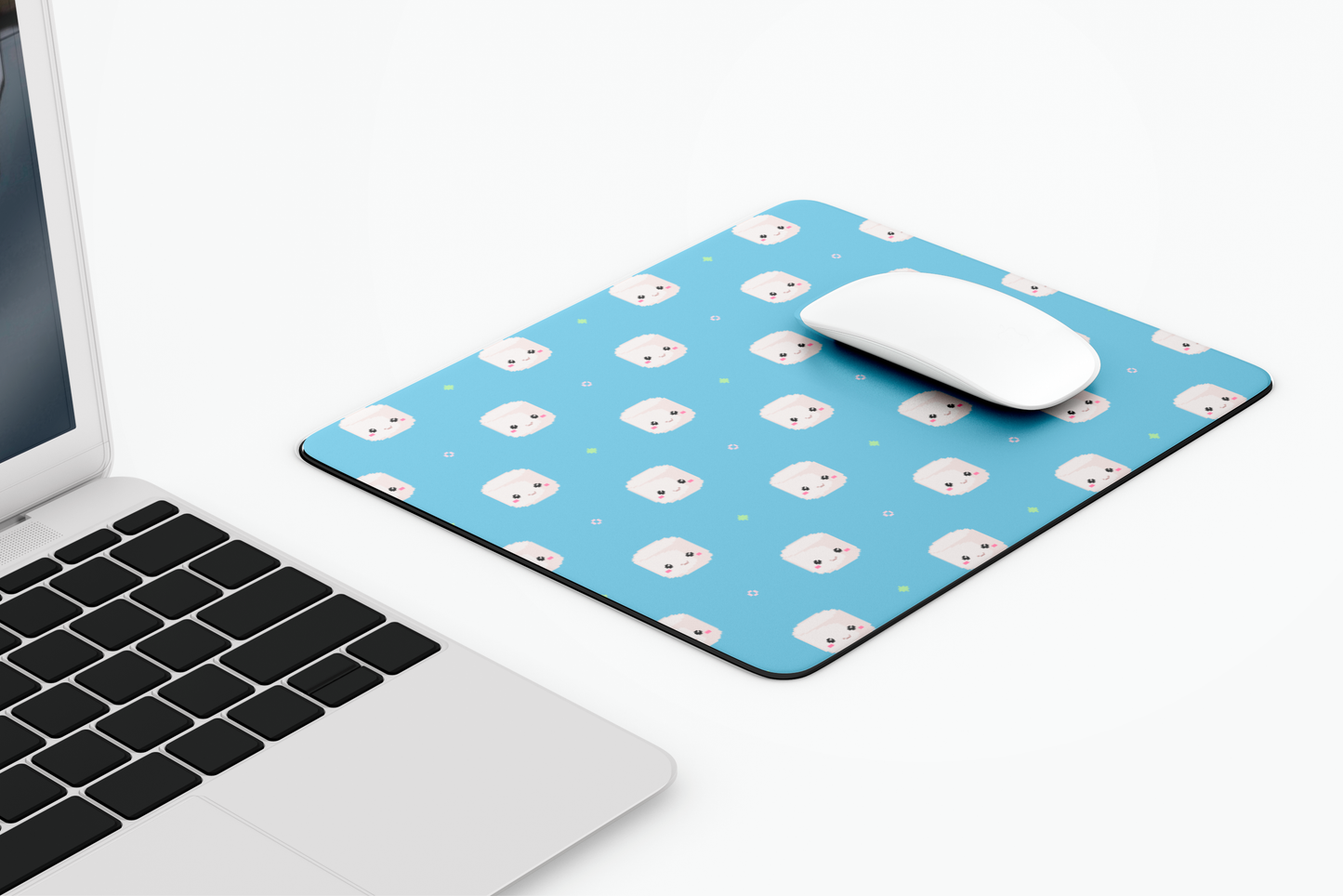Sky blue mousepad