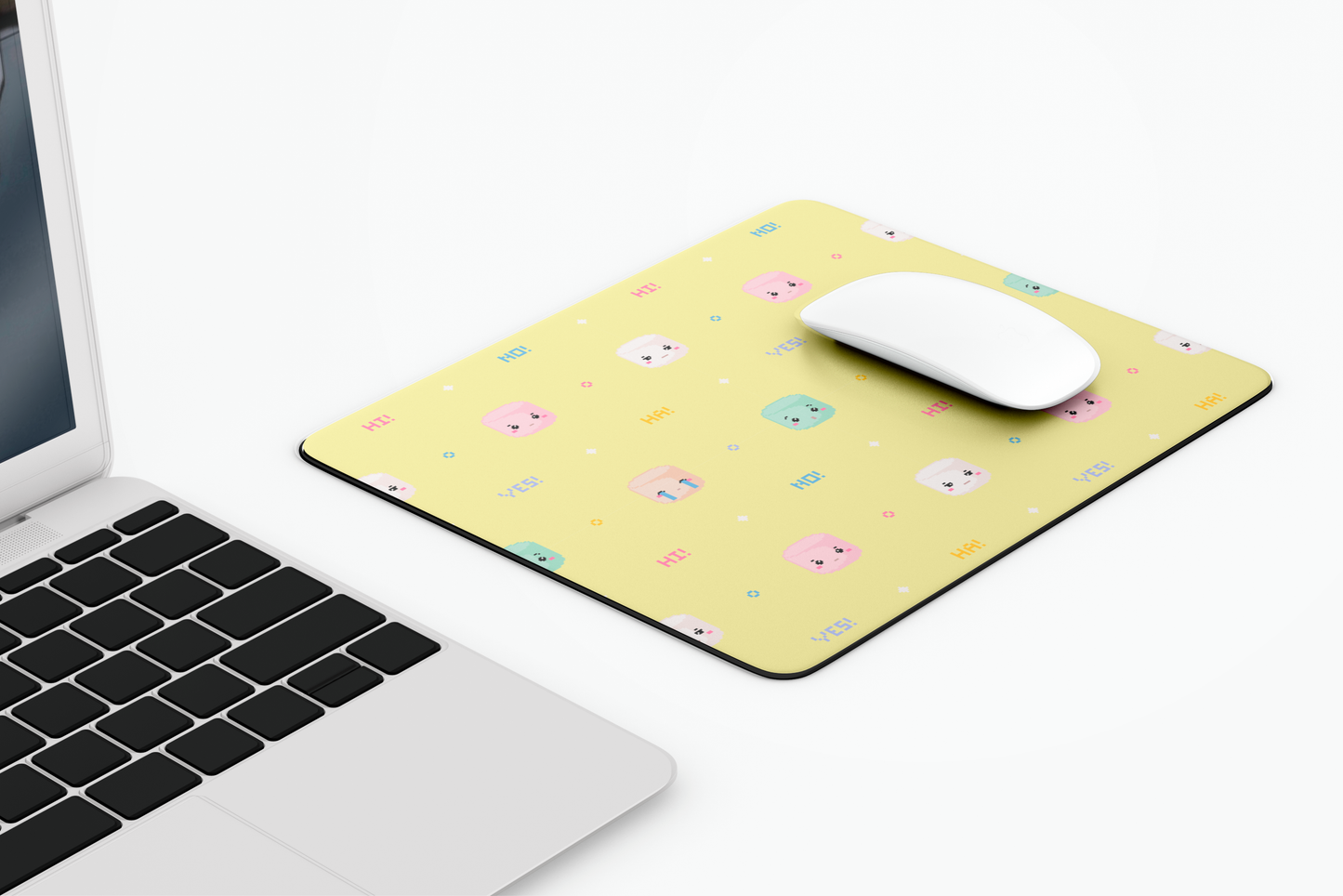 yellow mousepad