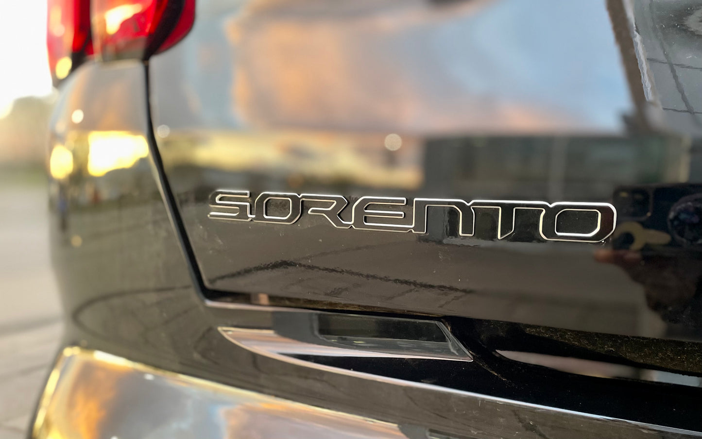 Emblem Overlay Fits 2023+ Kia Sorento Nameplate Overlay | Rear Hatch| Car Decal | Rear Trunk Nameplate | Gifts for him | Car Accessories |
