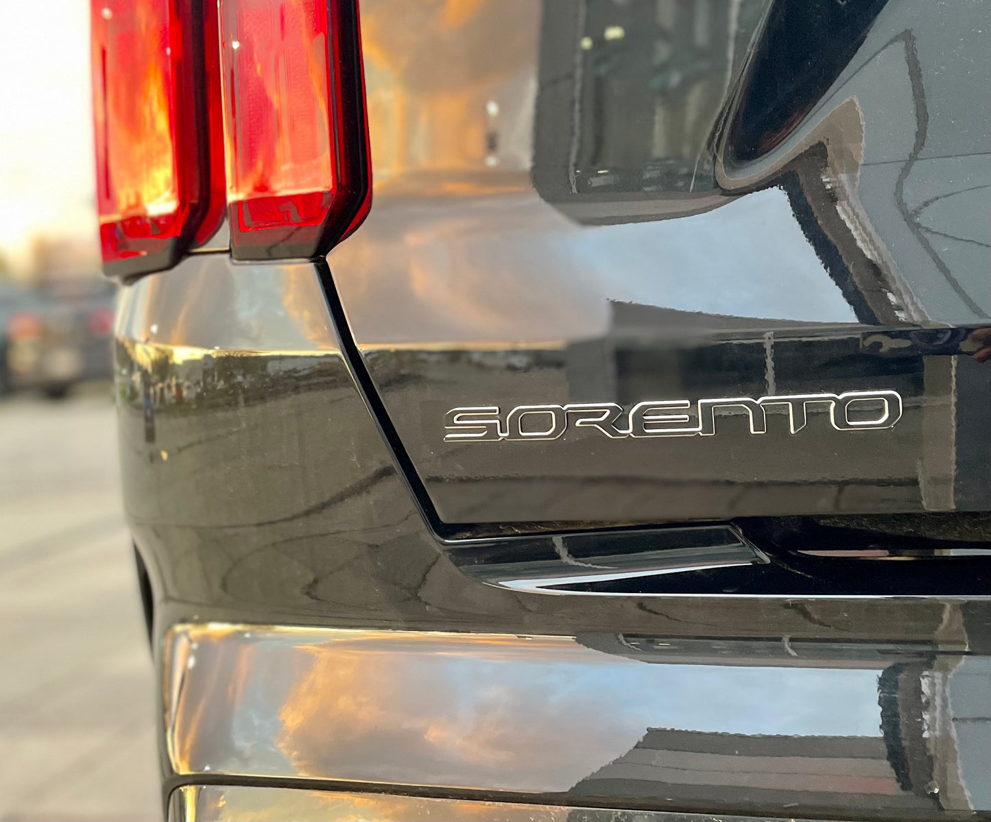 Emblem Overlay Fits 2023+ Kia Sorento Nameplate Overlay | Rear Hatch| Car Decal | Rear Trunk Nameplate | Gifts for him | Car Accessories |