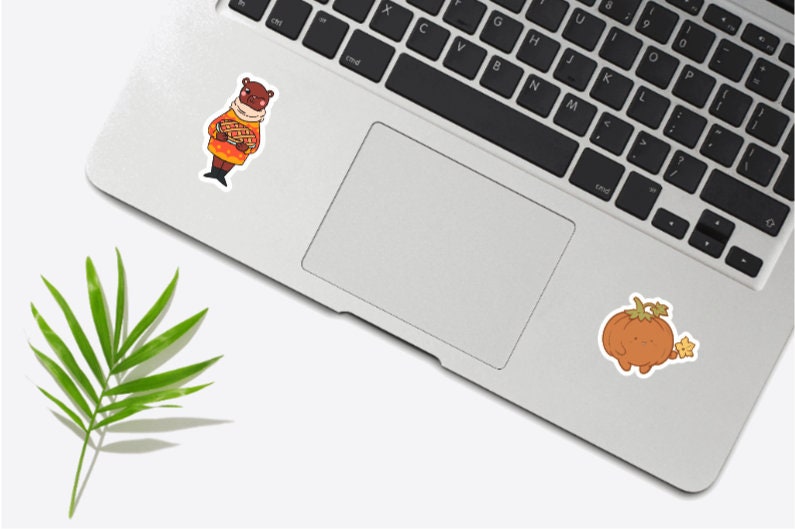 Fall Sticker Pack, Cute Animal Stickers, Aesthetic Stickers,Glossy,Vinyl,Water Resistant Decal,Anime,Kawaii, Sticker Sheet, laptop stickers