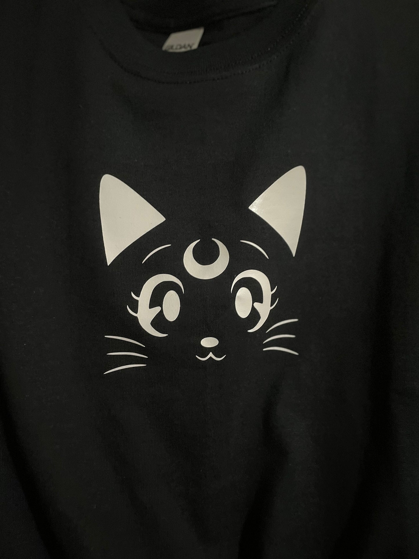 Sailor Moon Inspired Shirt | Cute Anime Shirt| Kawaii| Cat Shirt| Anime Cosplay| Magical Girl | Cotton Shirt |Gifts for Her | Luna