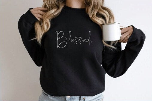 Blessed Sweatshirt | Trendy Sweatshirt | Unisex Crewneck |Gift For Her | Gift for Him | Cozy Sweaters | Christmas Gifts | Birthday