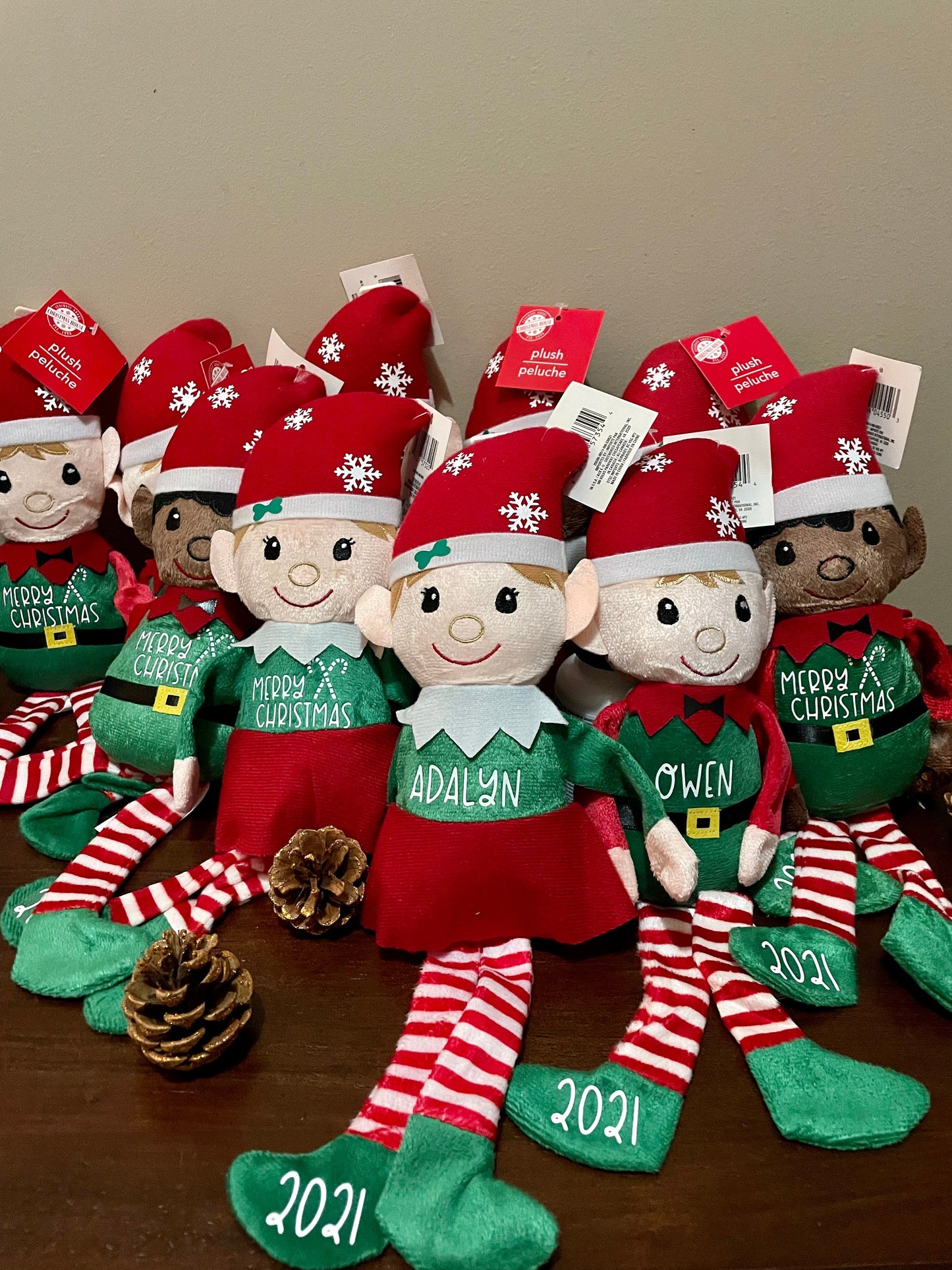 Personalized Christmas Elf | Plushies| Shelf Elf | Custom Elf | Gifts for Kids | Couples Gift | Kids Stocking Filler | Gifts from Santa