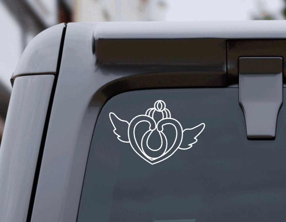 Sailor Moon Car Decals | Waterproof Car Accessories | Anime Gift for her