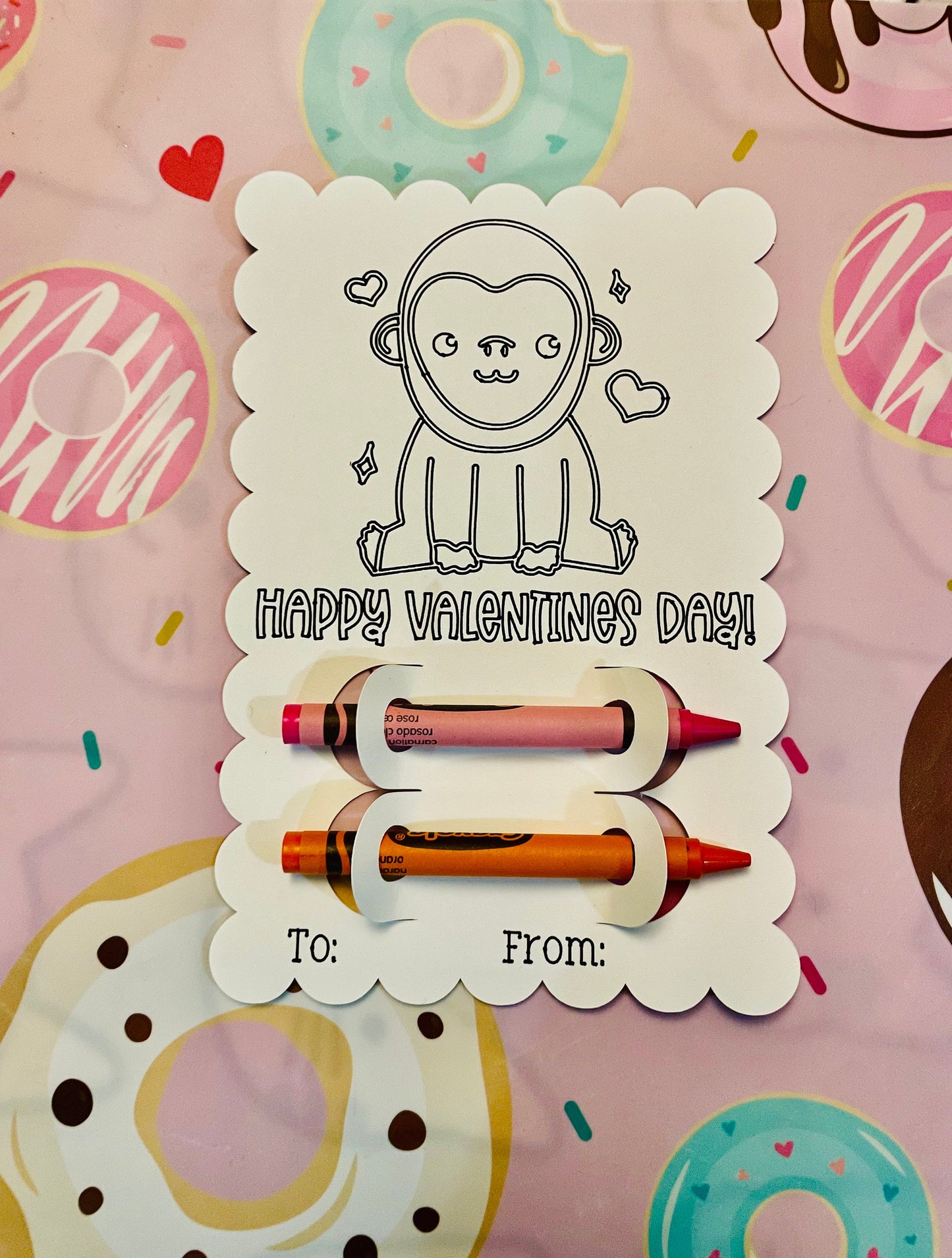 Valentine’s Day Colouring Card Set, Valentines Day Gift For Kids, Kids Activity Card, Teacher Gift, Classroom, Crayons, Colouring Page
