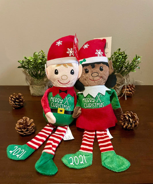 Personalized Christmas Elf | Plushies| Shelf Elf | Custom Elf | Gifts for Kids | Couples Gift | Kids Stocking Filler | Gifts from Santa