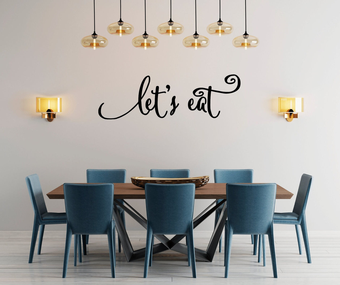 Let’s Eat Wall Decal, Home Decor for Kitchen Dining
