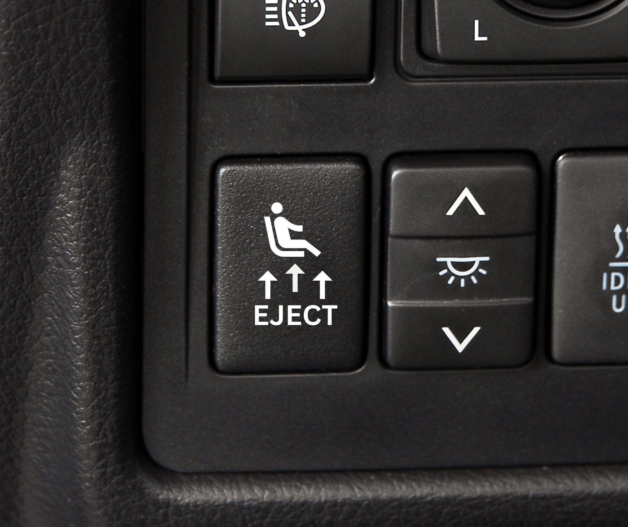 Eject Button Car Decal | Universal Fits All Cars | Eject Seat | Blank ...